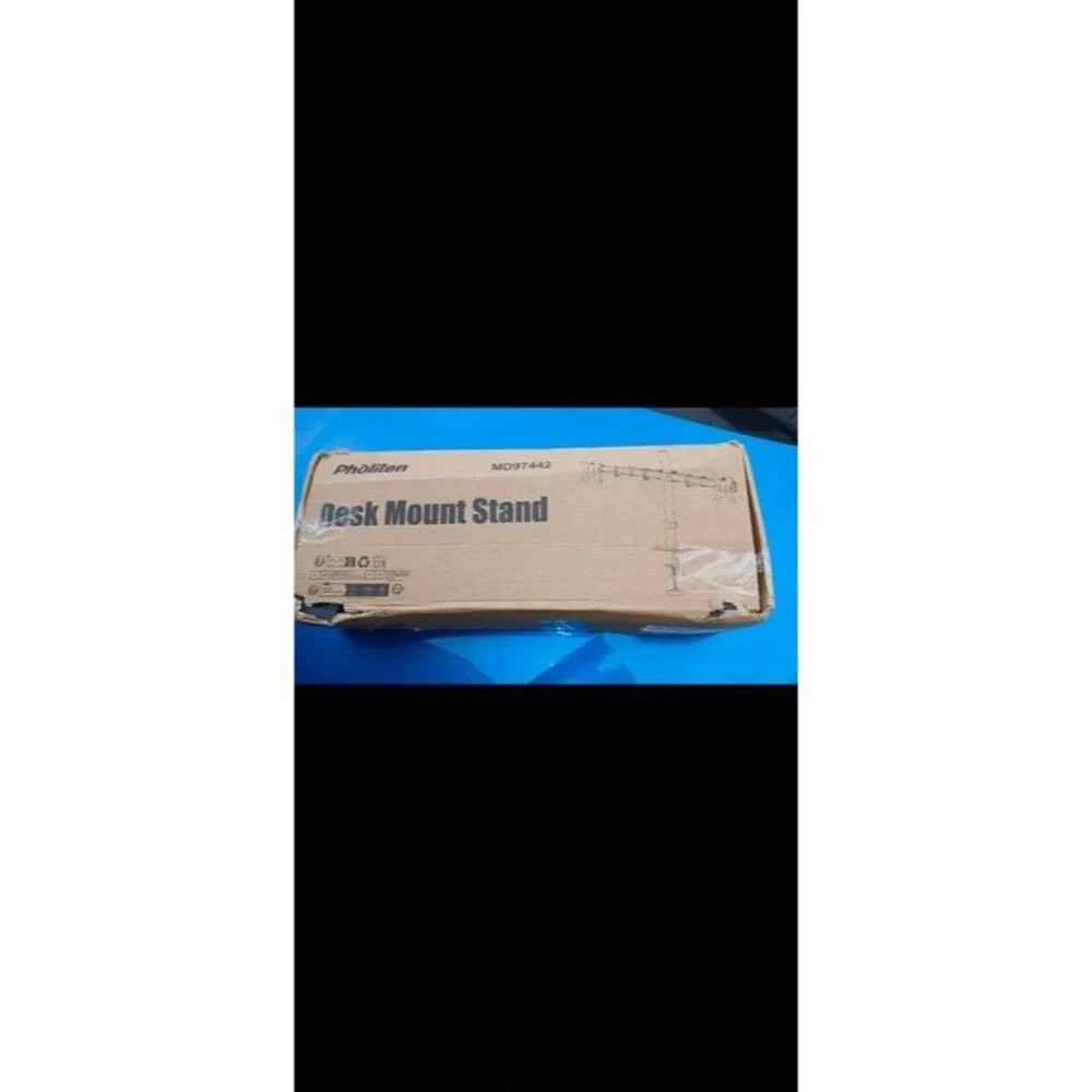 Brand new Phòliten MD97442 Dual Monitor Desk Mount Stand